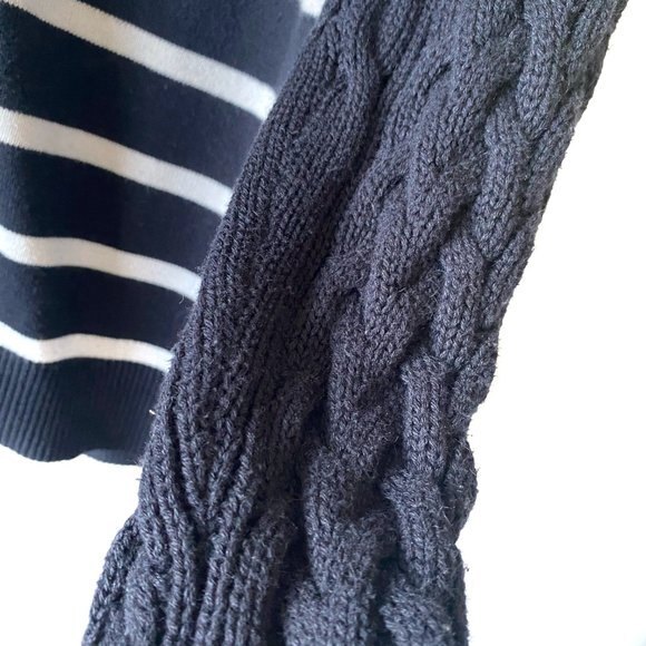 MICHAEL Michael Kors Striped Button front Angora Blend Cardigan MP - Picture 6 of 13